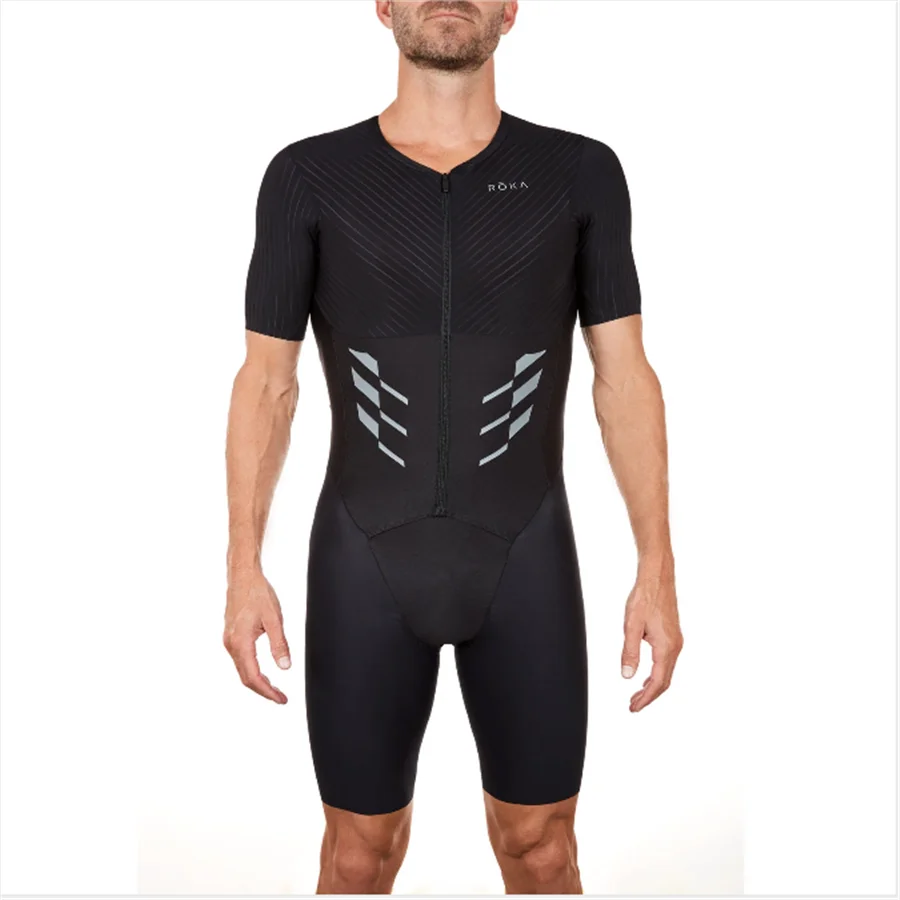 Roka Триатлон лето для мужчин короткий рукав Майо Велоспорт Джерси skinsuit ropa ciclismo rode