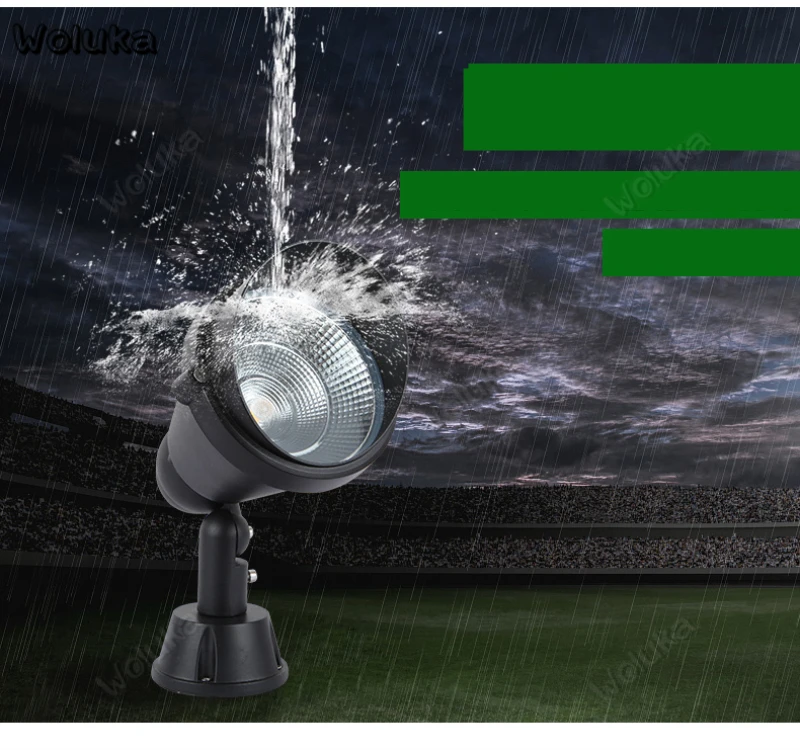 Светодиодная лампа COB с подключением к земле проекционная для сада 30 Вт