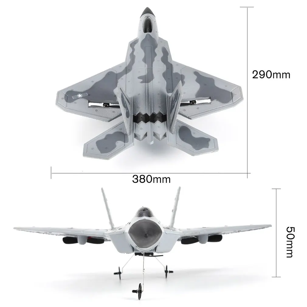 

FX-822 F22 2.4GHz 290mm Wingspan EPP RC Airplane Battleplane RTF Remote Controller RC Quadcopter Aircraft Model