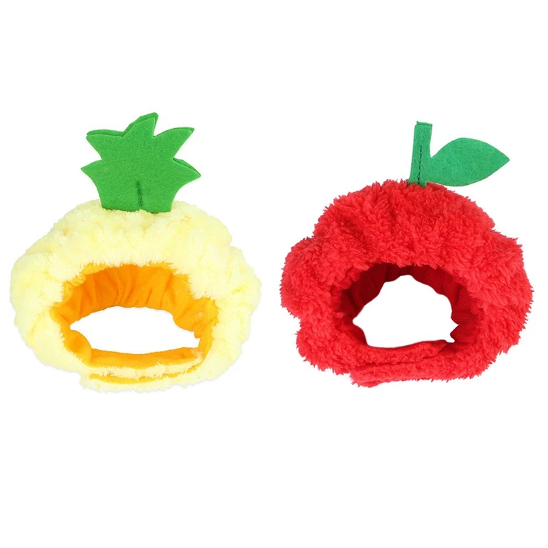 Шапки для домашних животных кошек и собак зимняя теплая шапка с фруктами