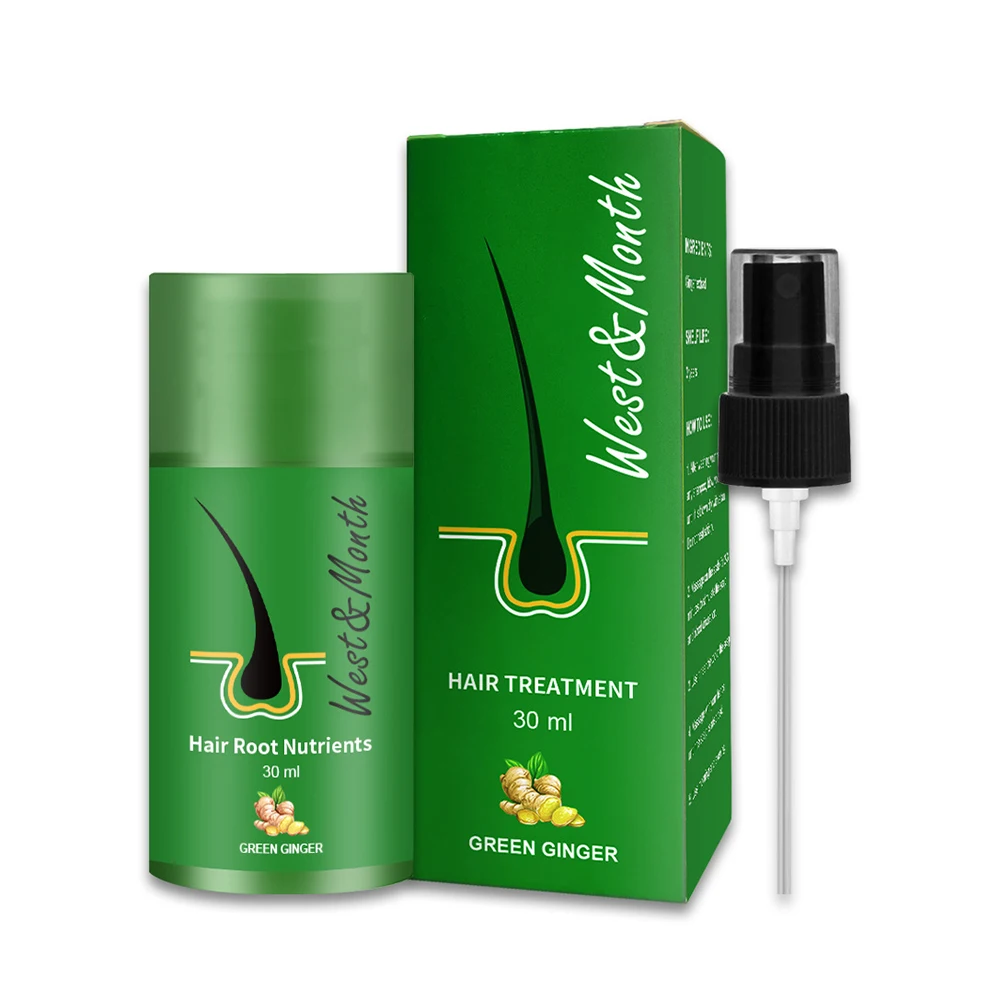 

Hair Growth Serum Ginger Essence Hair Loss Treatment Promote Regrowth Natural Hair Anti Loss Serum for Men Women