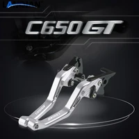 for bmw c650gt motorcycle short aluminum adjustable brake clutch levers c650 gt 2011 2012 2013 2014 2015 2016 2017 accessories