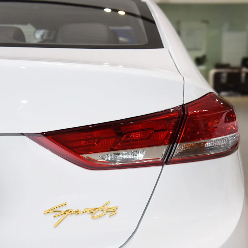 3D Автомобильные наклейки с логотипом спортивного логотипа Эмблема багажника