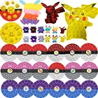 Pokemon Pop It Fidget Toys пуш-ап антистрессовая Пикачу; Чаризард Gengar Kawaii Spopg Squeeze Игрушка для снятия стресса