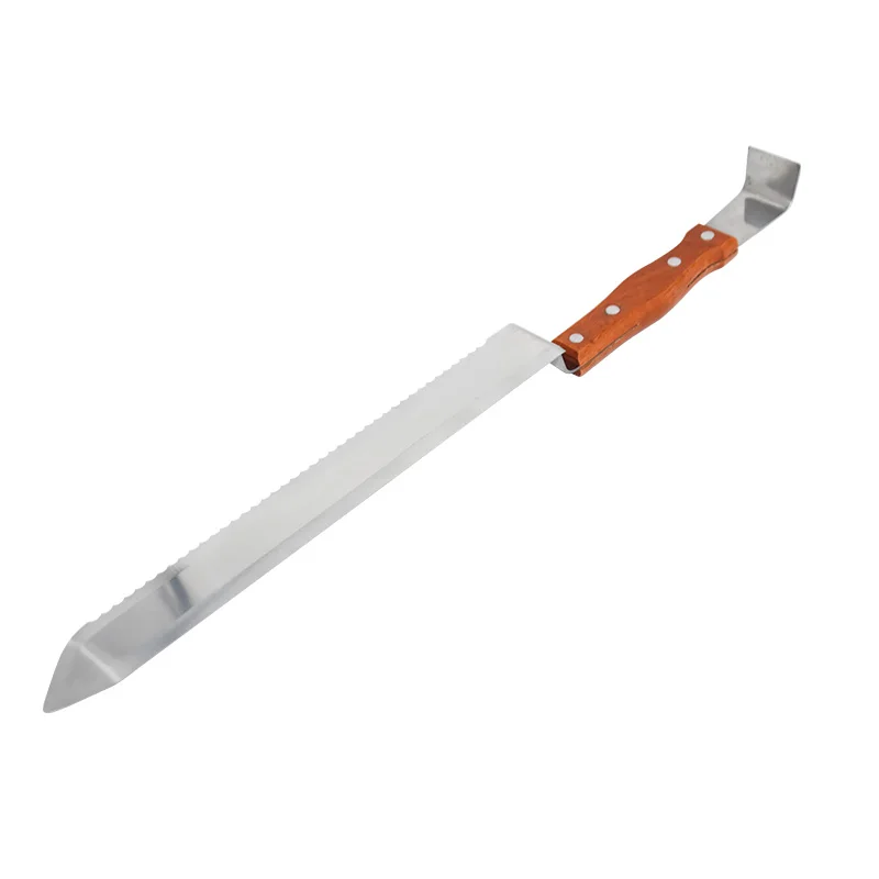 Uncapping knife Фирменный нож из нержавеющей стали с тремя предназначениями инструмент пчеловода подходит для инструмент пчеловода медовый Гребень скребок - Цвет: Uncapping knife