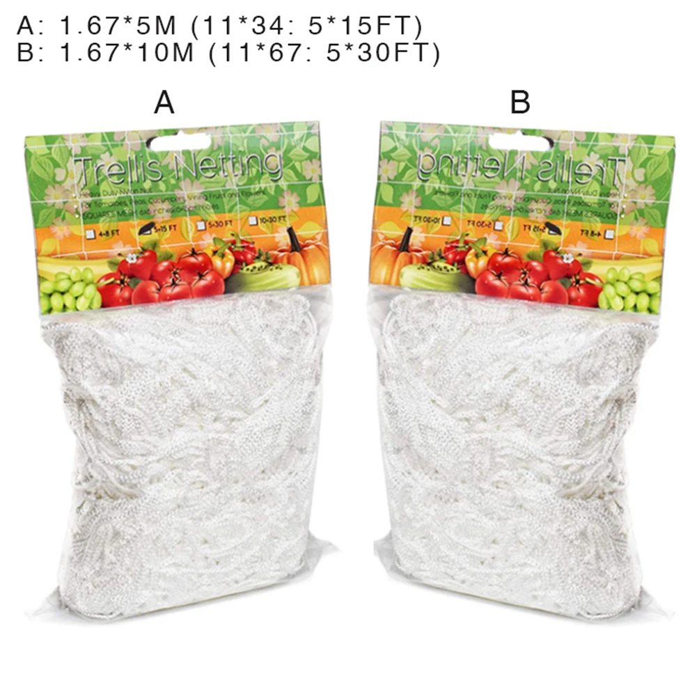 

Plant Gardening Tool Climbing Net Trellis Netting Polyester Plant Support Beans, Creeper, Vine Climbing Hydroponics Garden Net