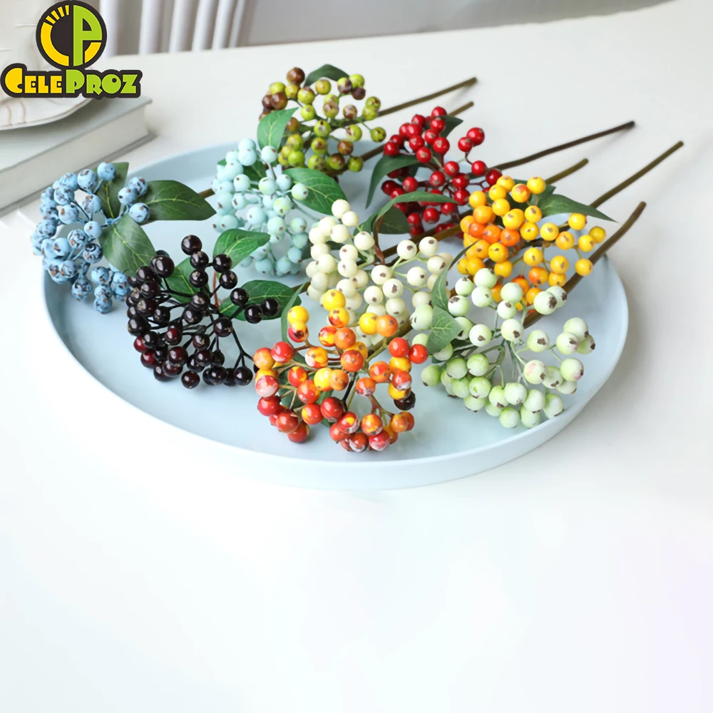 1 шт. 30 см искусственная ягода рождественское маленькое Ягодное украшение для