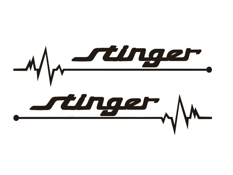 Наклейка на зеркало заднего вида 2 шт. наклейка кузов автомобиля для kia stinger |