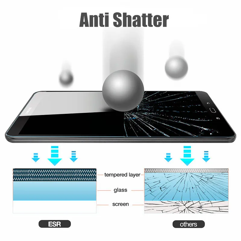 

3Piece Glass Protector for Samsung Galaxy Tab A7 10.4 2020 Screen Protective Film for Samsung Galaxy Tab A7 SM-T500 T505 A7 Lite