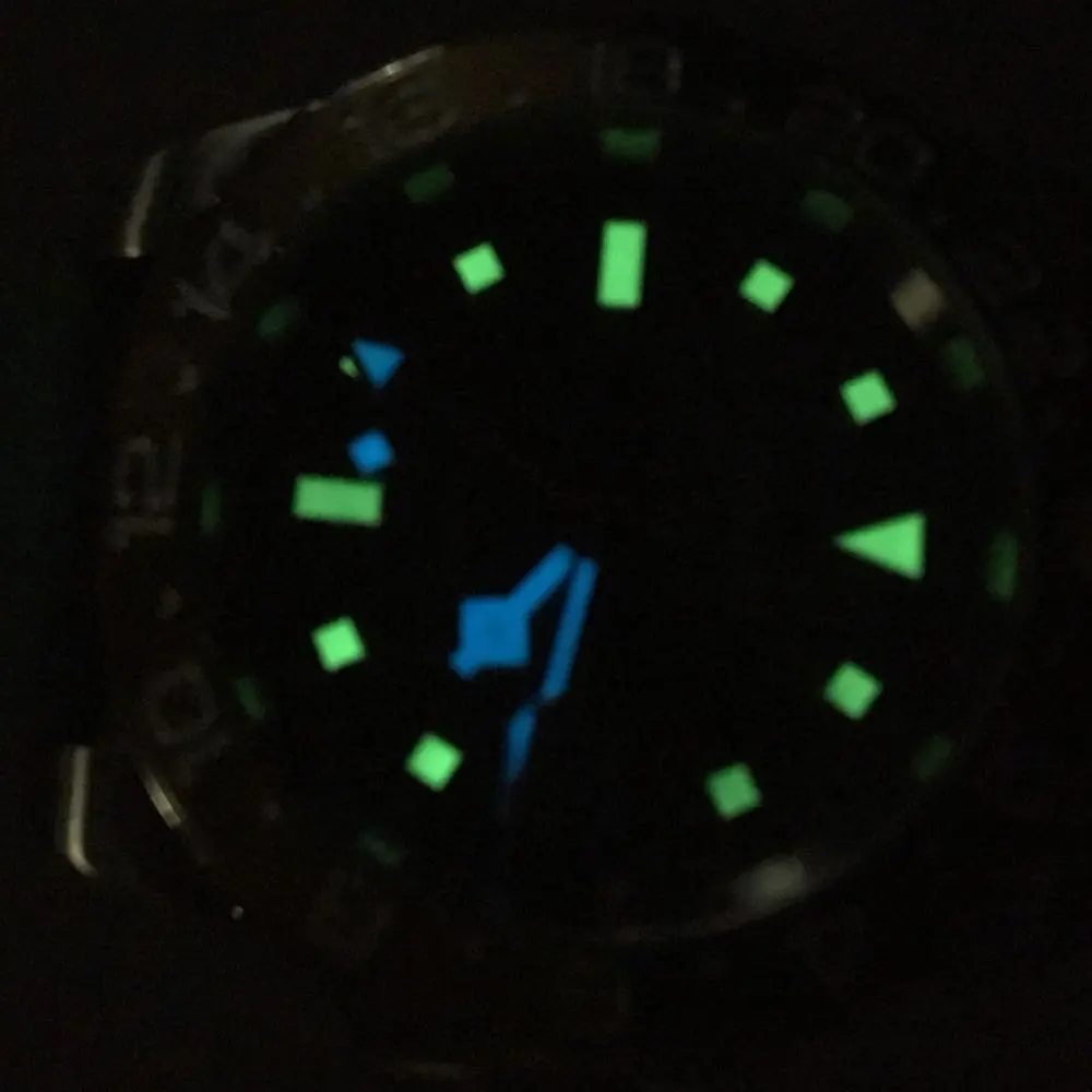 

40mm Green Dial Luminous Sapphire Glass GMT Self-winding Movement Men's Luxury Brand Top Mechanical Watch Relogio Masculino