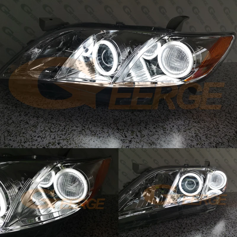 Для Toyota Camry XV40 pre-facelift 2006 2007 2008 2009 отличное Ультра яркое освещение CCFL ангельские глазки комплект Halo Кольцо