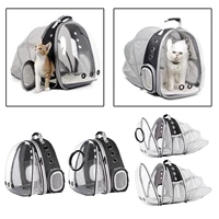 lightweight expandable cat carrier bubble backpack small dog pet outdoor