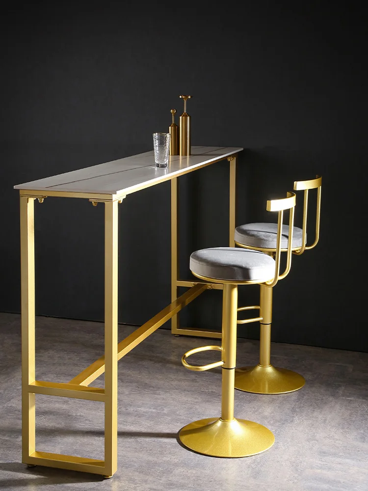 

Office Dining Bar Chair Gold Minimalist Luxury Waiting Chairs High Bench With Backrest Cadeiras De Espera Home Furniture Chair