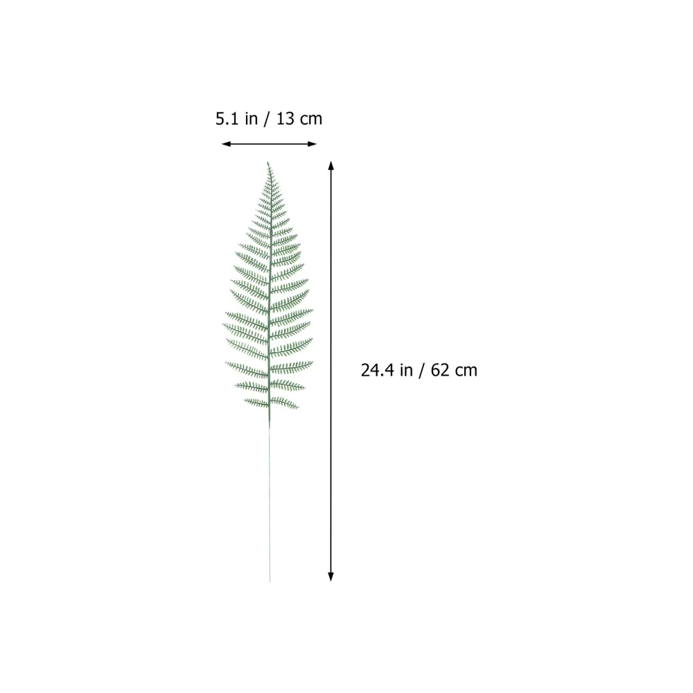 

21Pcs Artificial Pine Leaves Plastic Plants Decors Indoor Garden Ornaments