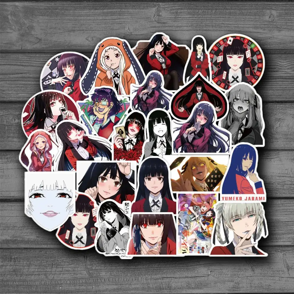50 шт./упак. Японские Аниме Kakegurui наклейки для сделай сам Скрапбукинг телефон багаж
