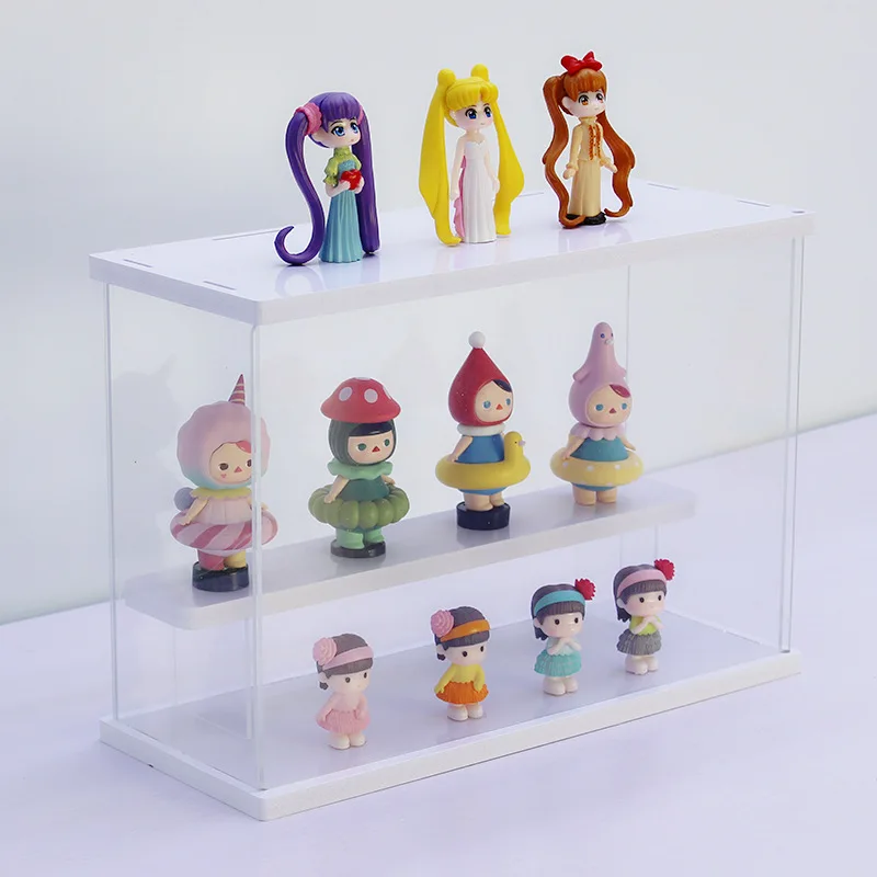 Гаражный набор коробка-витрина домашний акриловый ящик для хранения игрушек