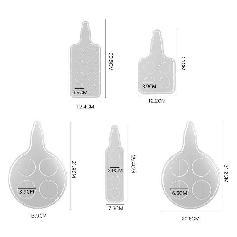 

DIY Glass Epoxy Resin Mold Tray for Wine Glass Beer red wine Rack Mirror Resin Silicone Molds