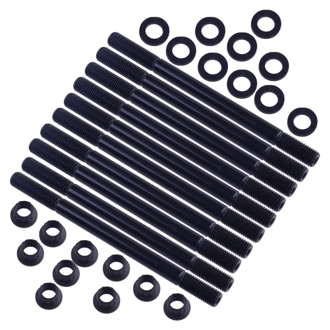 

208-4305 Car Steel Cylinder Head Studs Nuts Kits Fit For Honda Civic 1.6L SOHC 1996 1997 1998 1999 2000 Accessories
