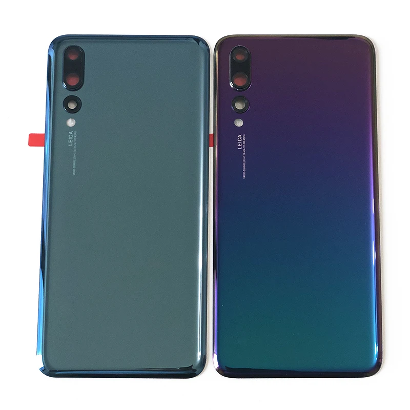 M& Sen для 6," huawei P20 Pro Чехол для задней батареи корпус+ рамка для камеры стеклянный объектив+ вспышка с аденсивным стикером