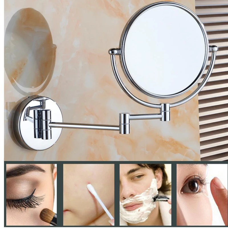 3X перфорация настенный Ванная комната косметическое зеркало отель