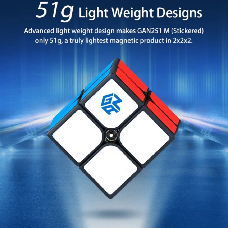 

Original GAN251 M 2x2x2 Magnetic Magic Cubes GAN 251M 2x2 Magnetic Speed-Cube GAN 251 M Magic cubo gans 2x2x2 cubes GAN251M Toys