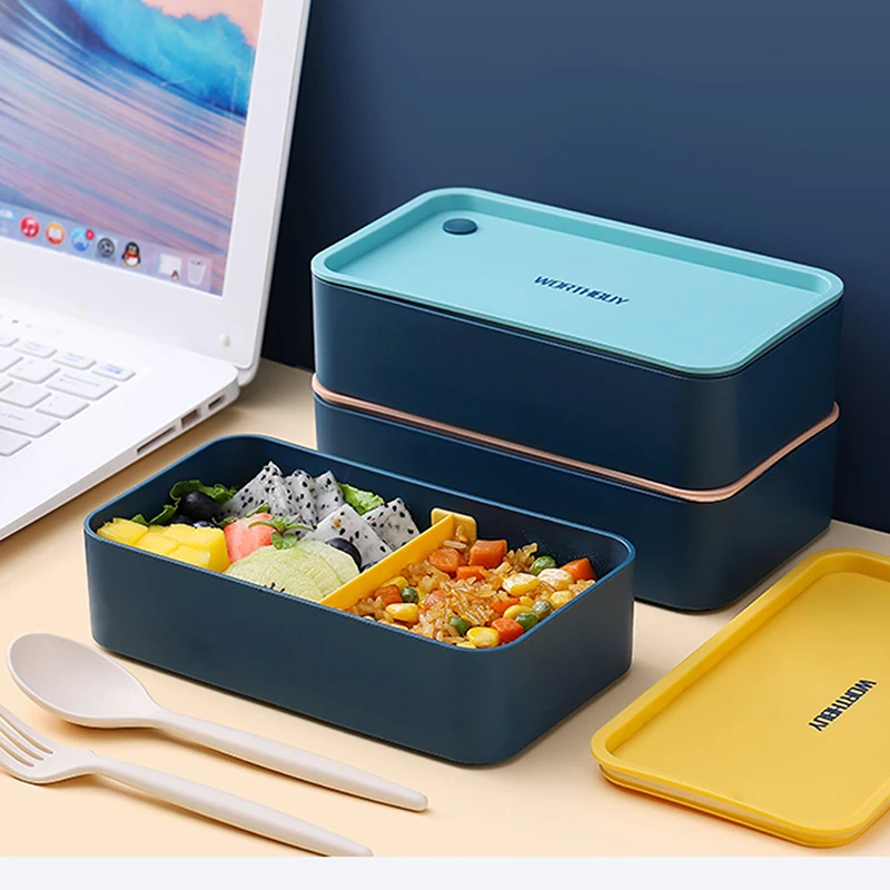 

Высококачественный Портативный Ланч-бокс для детей, школьный контейнер для микроволновой печи