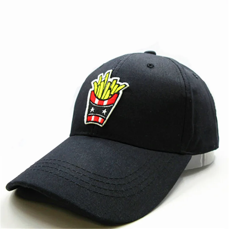 

2021 French Fries Embroidery Cotton Baseball Cap Hip-hop Adjustable Snapback Hats for Men and Women 111