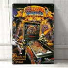 Металлический постер Bally Pinball, ретро жестяные знаки, паб, кафе, бар, гараж, Ретро знаки, железная табличка