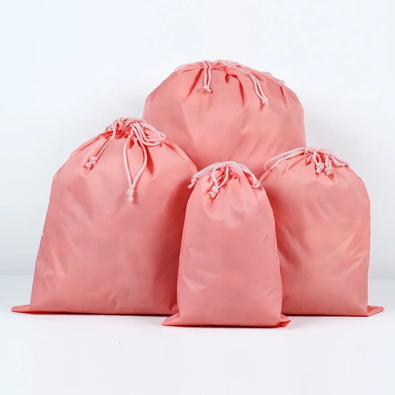 

Sports Sturdy Waterproof Drawstring Bags Home Organizer Clothes Shoes Storage Nylon Pocket Big Size Dustproof Pouch for Grocery