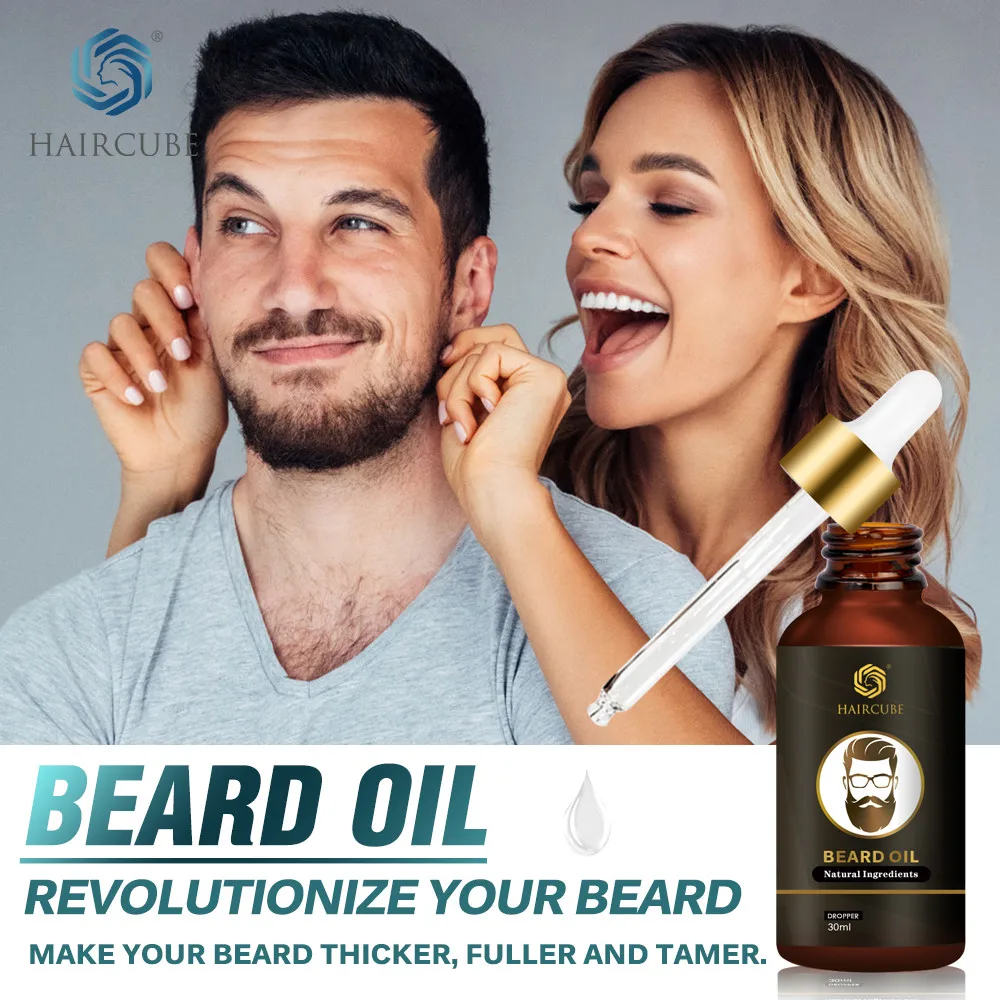 Масло для роста бороды HAIRCUBE натуральное органическое масло товары быстрого
