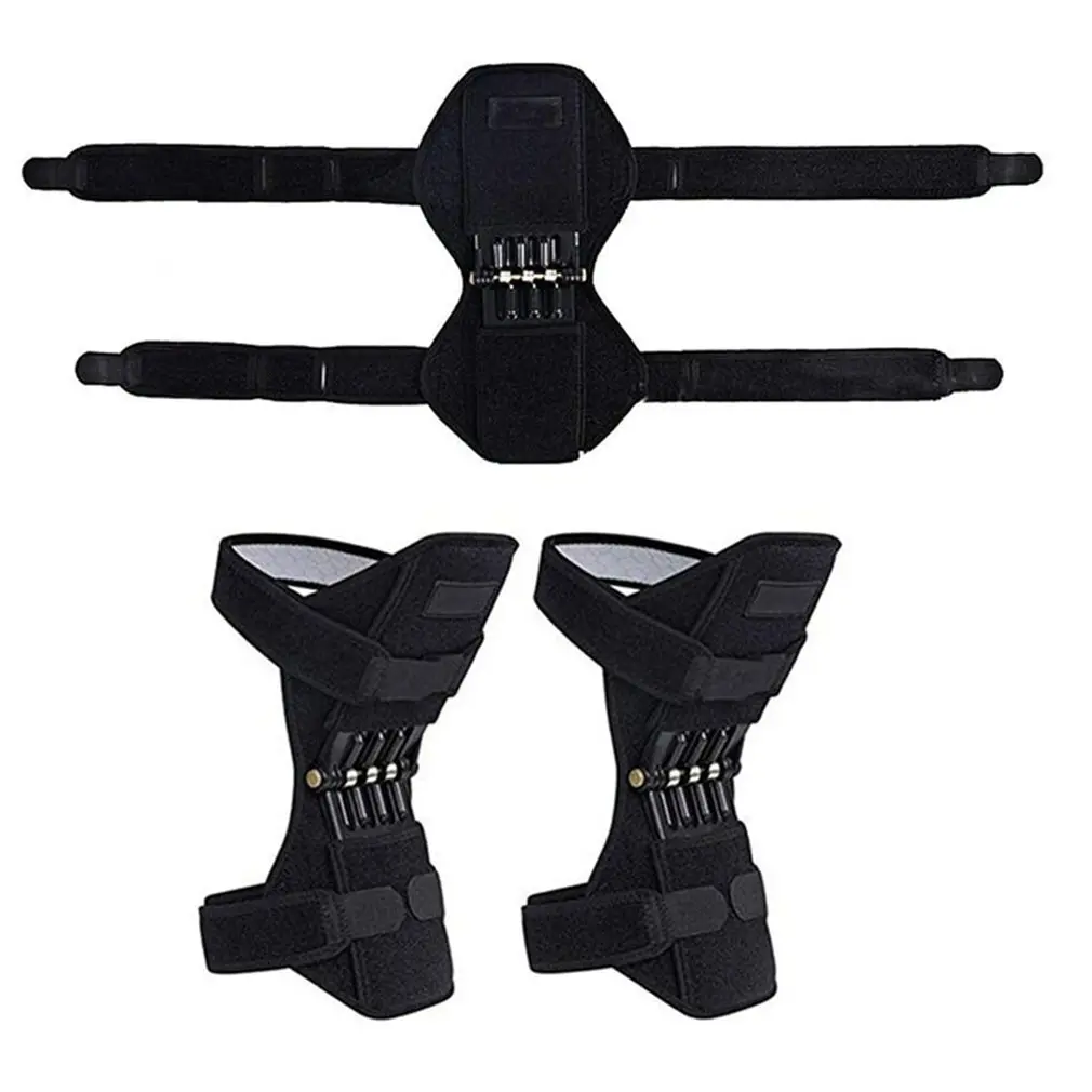 

1pc Joint Power Support Knee Pads Knee Protection Booster Powerful Rebound Spring Force Sports Reduces Soreness