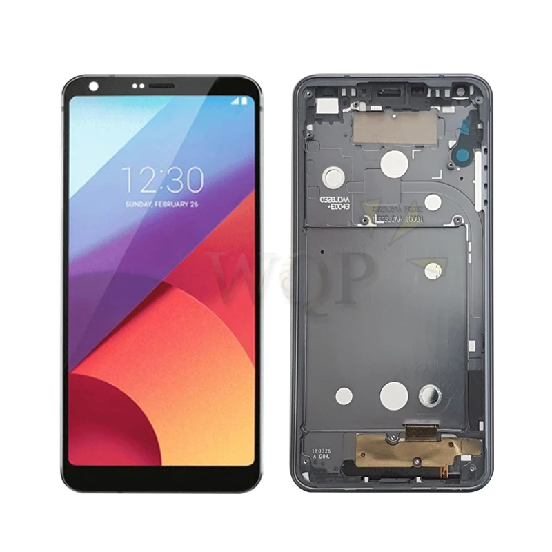 Для LG G6 ЖК-дисплей кодирующий преобразователь сенсорного экрана в сборе экран для замены для телефонов LG H870 H873 VS998 экран с рамкой ремонтные Запчасти