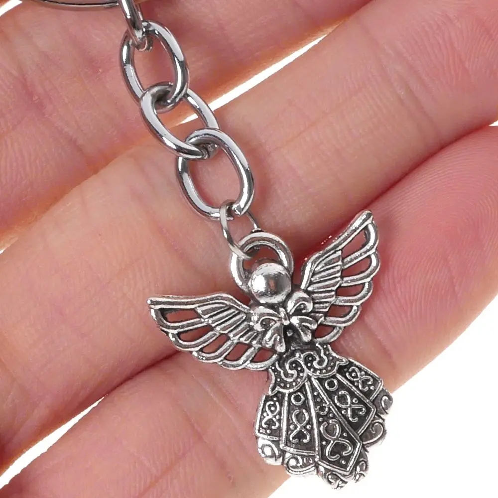 Креативный дизайн сумка подвеска для ключей антикварная Посеребренная Подвеска