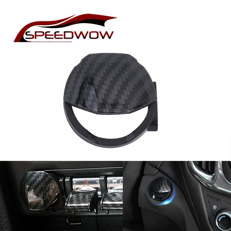 SPEEDWOW карбоновое волокно автомобильный двигатель зажигания СТАРТ стоп кнопка