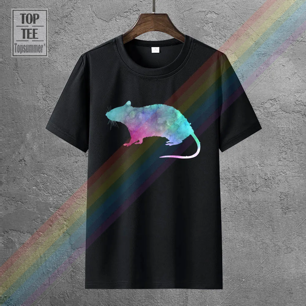 

Rat T Shirt S 5Xl Gift For Mens Pet Gift Rat Lover Mouse Navy White