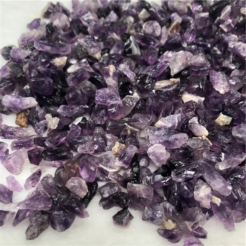 2.2LB Природный необработанный Аметист горного хрусталя Камни с камнями ювелирные