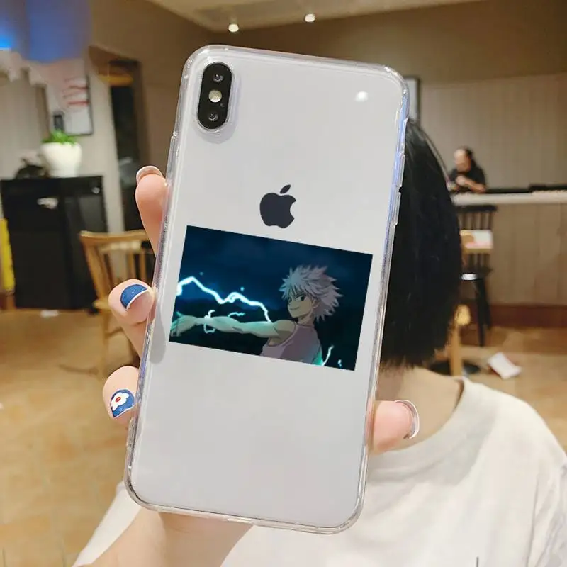 

Hunter X Hunter Japan anime Phone Case Transparent for iPhone 6 7 8 11 12 s mini pro X XS XR MAX Plus