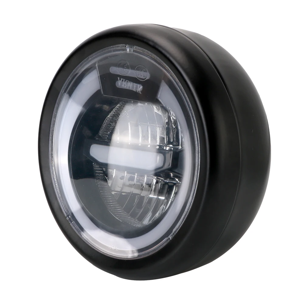Motorcycle LED Head lamp 6.5 inch Universal Cafe Racer Bobber Vintage Headlamp Distance Light Refit Headlight |