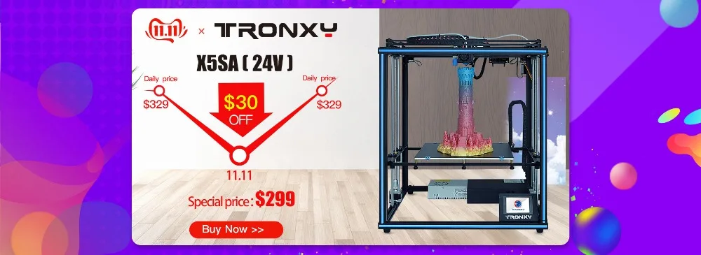 TRONXY D01 3d принтер DIY CoreXY TITAN экструдер Core XY промышленная линейная направляющая 3D машина 3,5 дюймов сенсорный экран