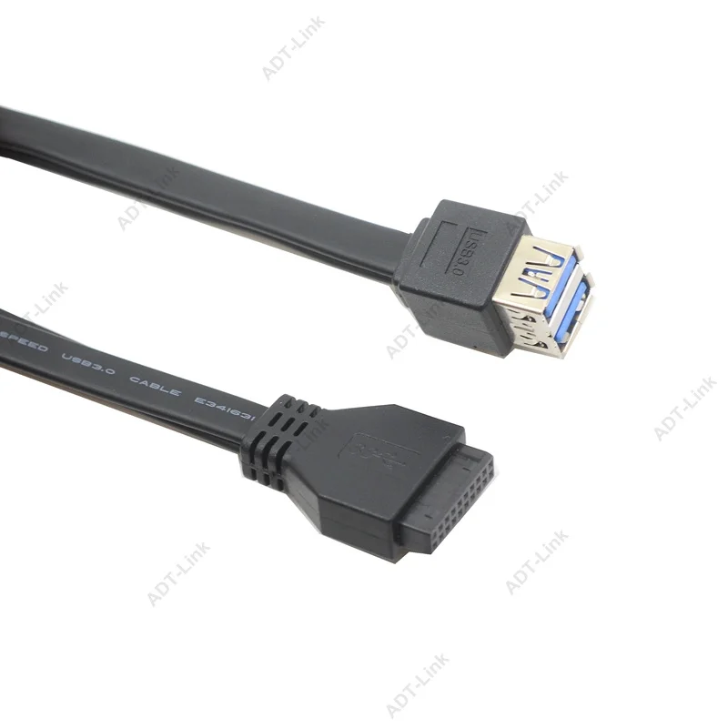 Usb 3 0 20 контактный гнездовой разъем для 2 usb a Разъем монтажа материнской платы