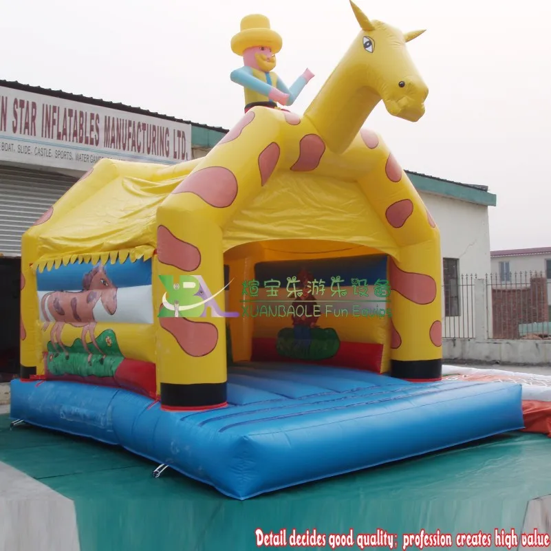Замок надувной аттракцион для парки лошадь батут | Игрушки и хобби