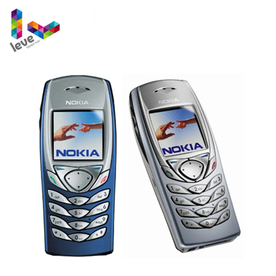 Разблокированный телефон Nokia 6100 GSM 900/1800 поддержка нескольких языков бывший в