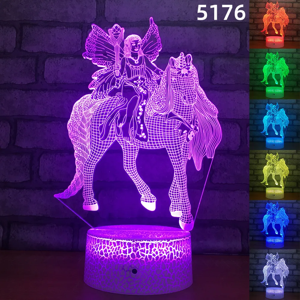 

Party Christmas Lights 3D Led Night Light Halloween Decorations Birthday Creative Gift Usb Touch Remote halloween decorations