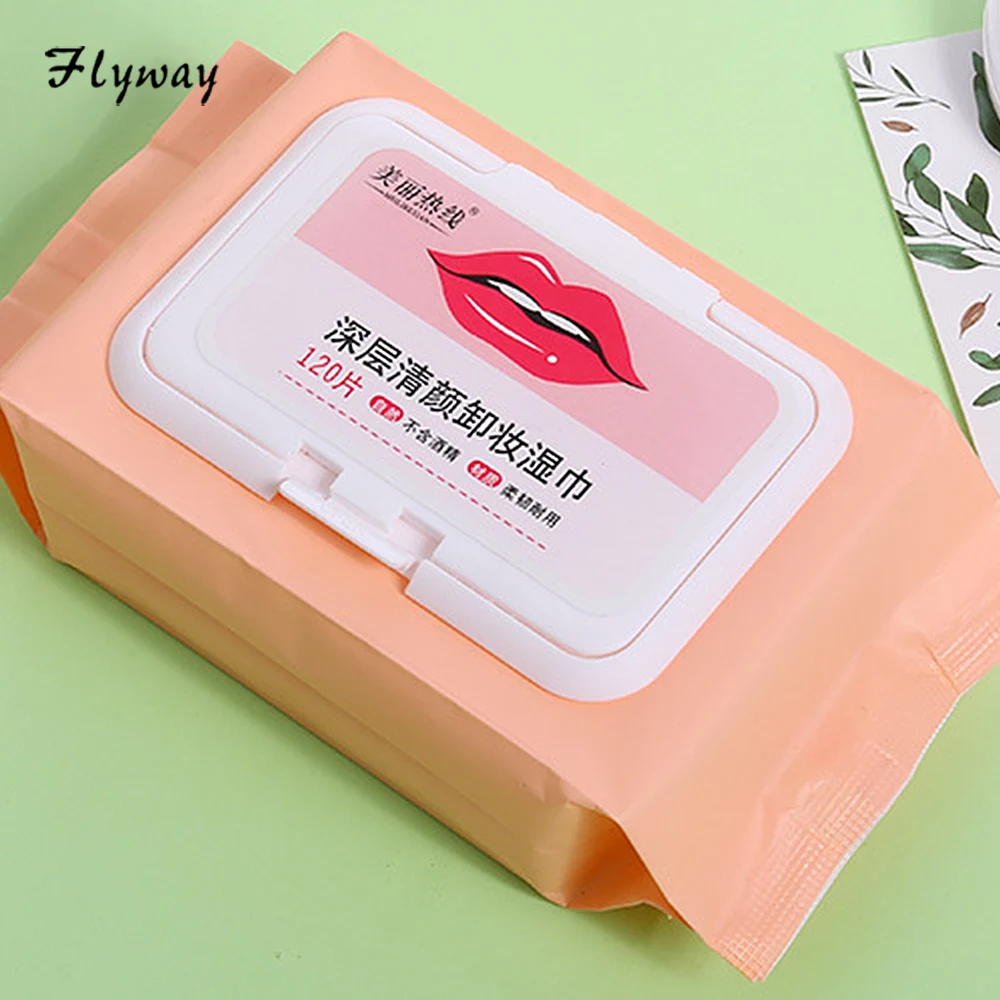 Двухсторонние салфетки для снятия макияжа влажные девушек 120 слоев | Красота и