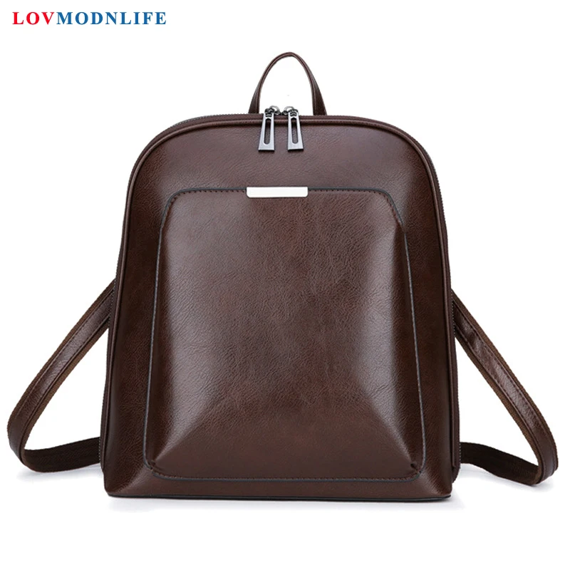 Роскошный дизайнерский женский рюкзак кожаный водонепроницаемый дорожный ранец