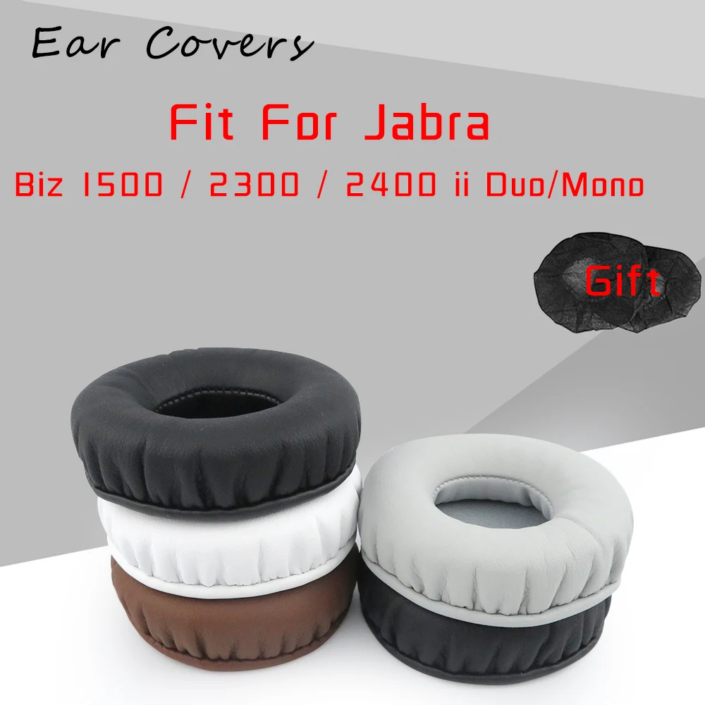 

Ear Covers Earpads For Jabra Biz 1500 / 2300 / 2400 ii Duo / Mono Headphone Replacement Earpad