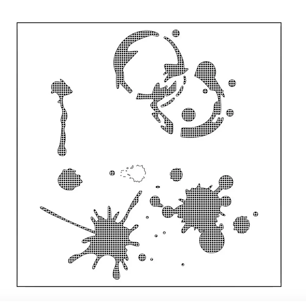 1 шт. трафарет для рисования на Рождество|Трафареты| |