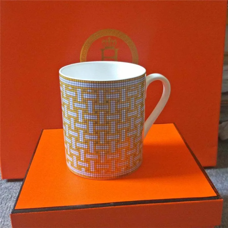 Кофейная кружка из костяного фарфора в европейском стиле высококачественные