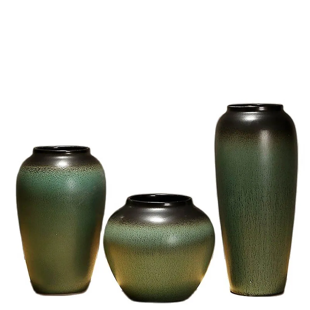 Большая керамическая ваза Jingdezhen в стиле ретро роскошная Скандинавская