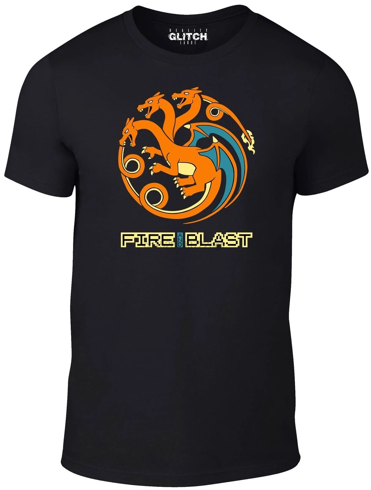 

Reality Glitch Men Fire and Blast T-Shirt